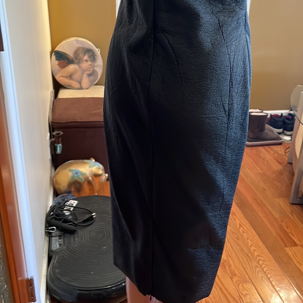 Black Pleather dress - Picture 10 of 13